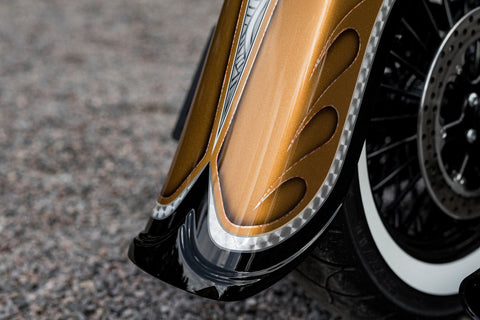 4" gestreckter Softail-Heckfender mit Spitze 2000-2017