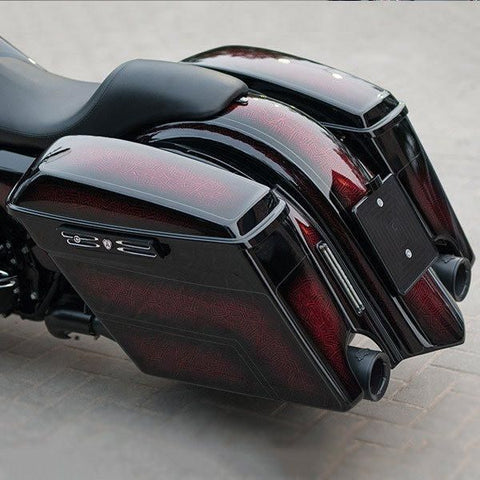 4″ gestreckte Extended Touring Satteltaschen 2014-2023