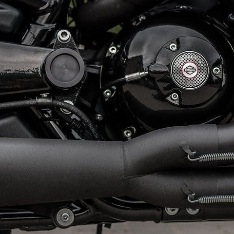 Alle V-Rod Schwingenachsabdeckungs-Kits, schwarz eloxiert