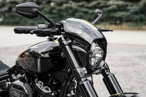 "Aggressor" Serie Softail M8 Breakout FXBR FXBRS Scheinwerferverkleidung 2018-2024