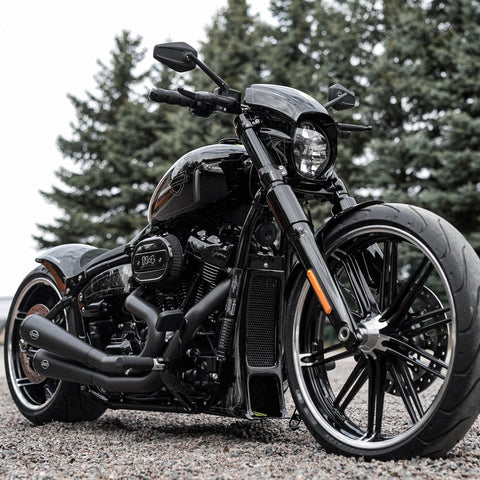 2025-2026 „Aggressor“ Serie Softail M8 Kühlerabdeckung