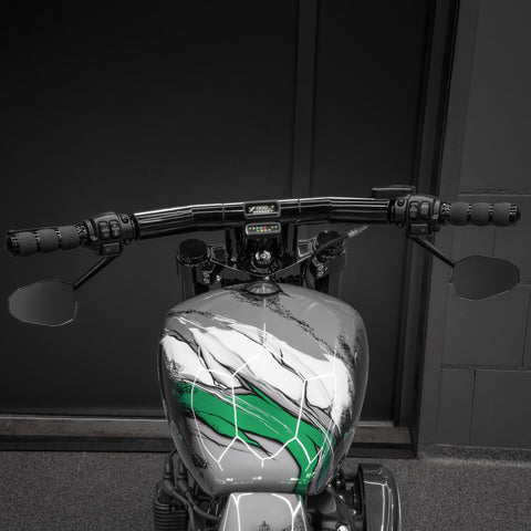 Killer Custom "Drag-T" Mega Lenker (mit Stealth View Tachometer-Option)