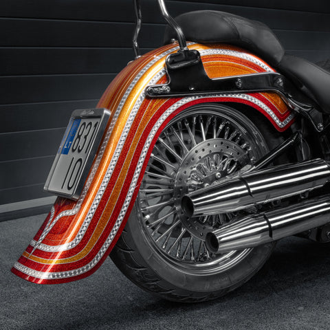 7,5" verlängerter Softail Hinterradkotflügel 2000-2017