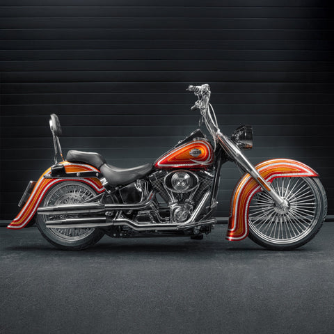 7,5" verlängerter Softail Hinterradkotflügel 2000-2017