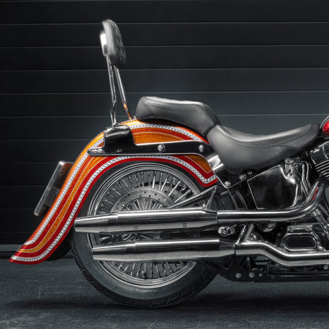 7,5" verlängerter Softail Hinterradkotflügel 2000-2017